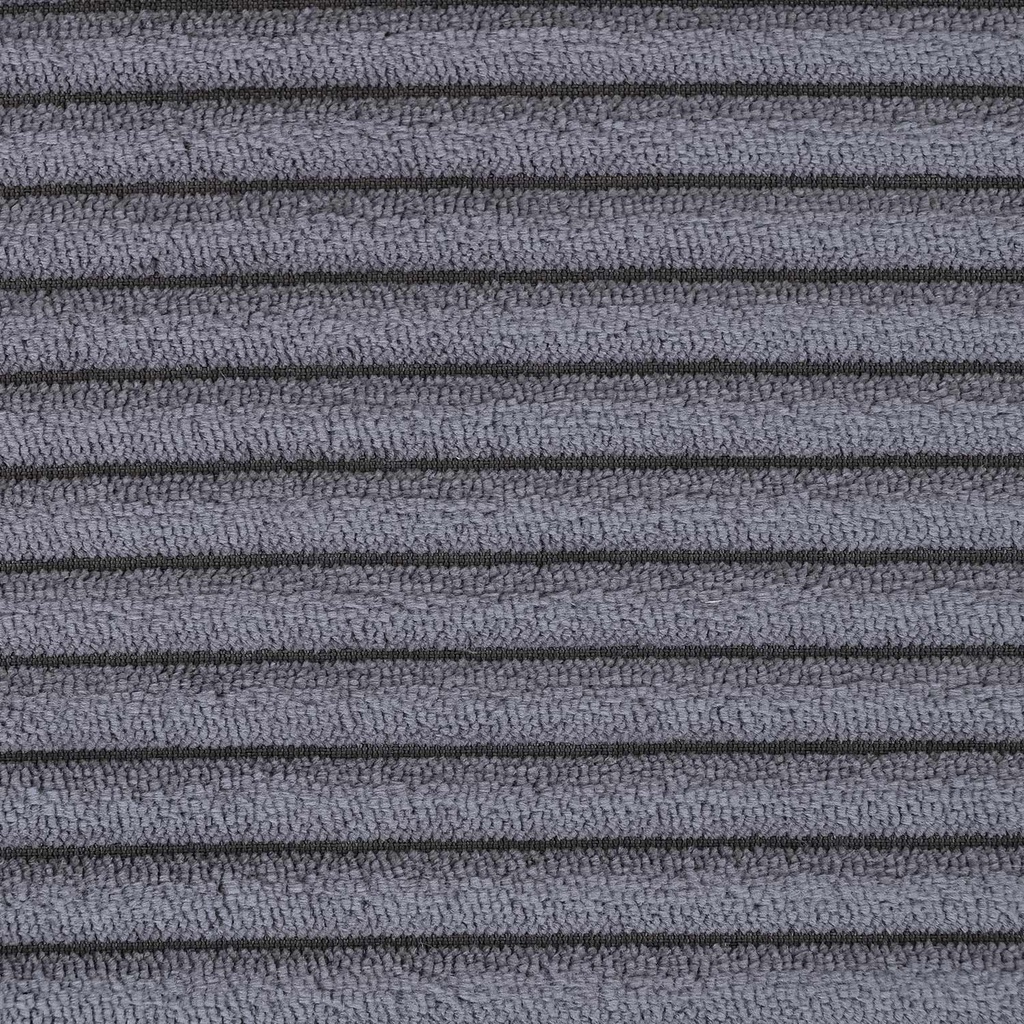 Sofá reclinable 2 cuerpos Milán gris oscuro