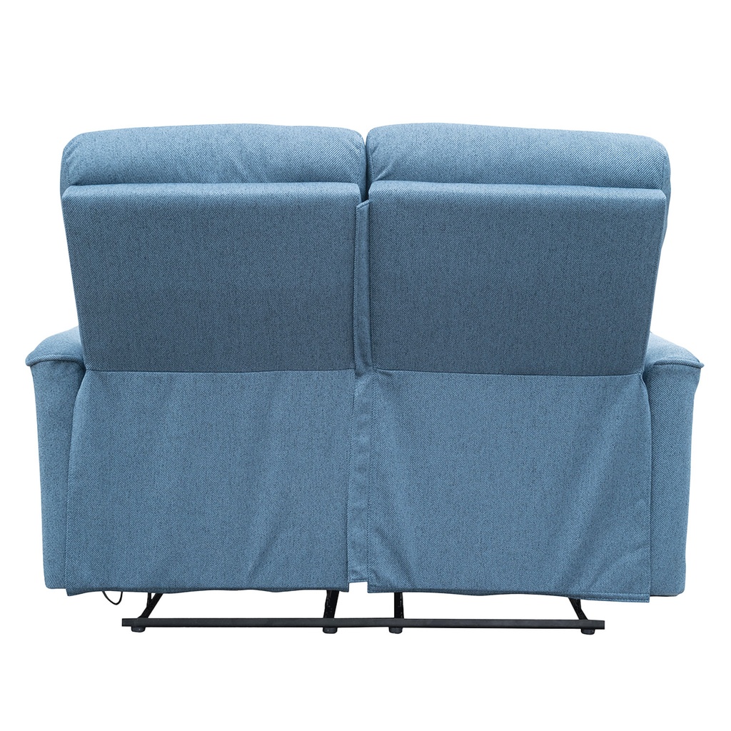 Sofá reclinable 2 cuerpos Milos azul