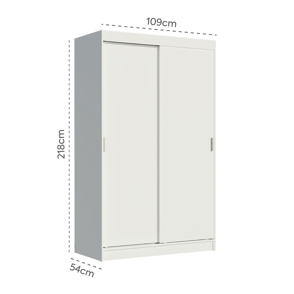 Closet Tokio 2 puertas blanco
