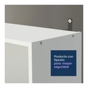 Librero Taranto 6 niveles blanco