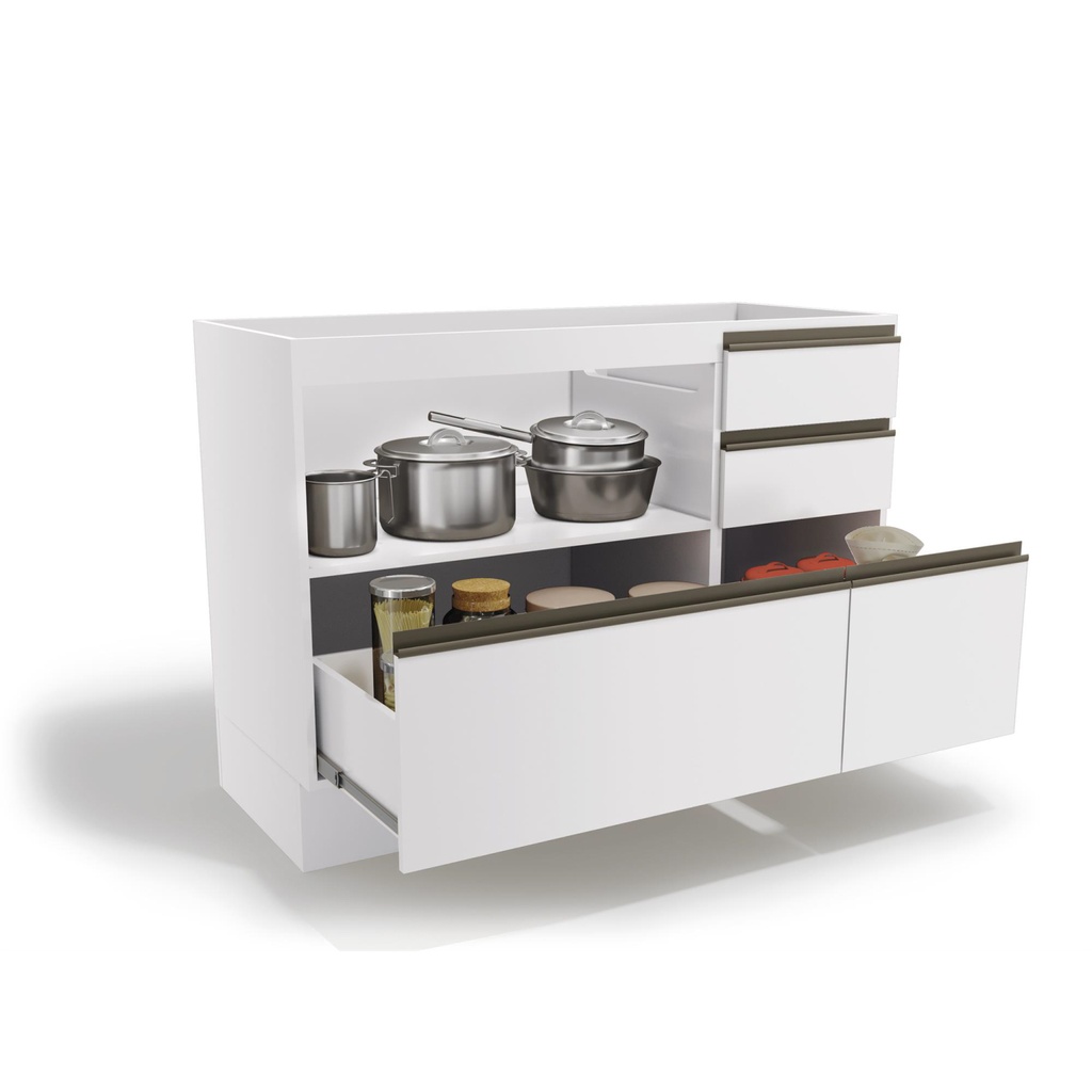 Base Cocina Maxxi 4 Cajones 120cm
