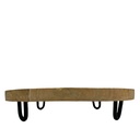 Pedestal redondo madera 29cm