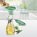 Embudo plegable 11,5cm verde
