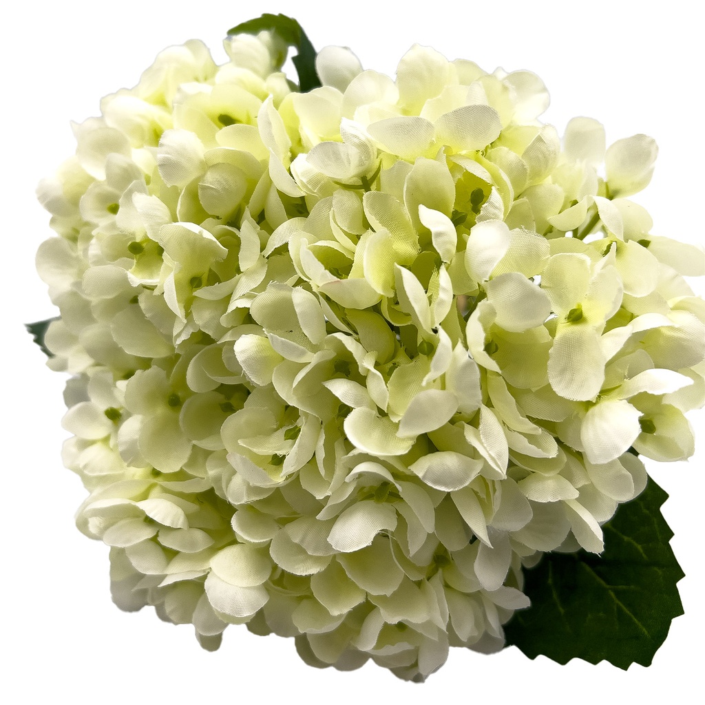 Hortensia artificial blanco 33cm