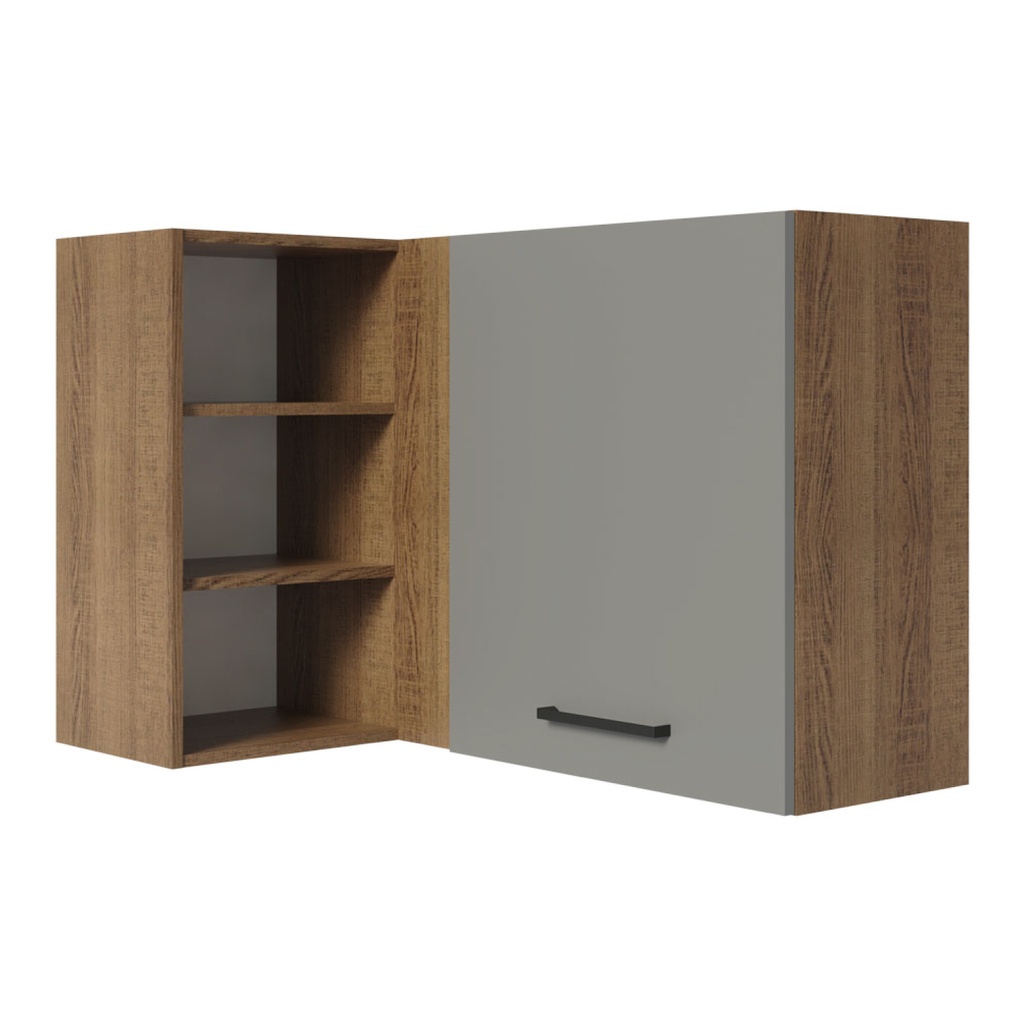 Aéreo esquinero Agata gris 1 puerta 102cm