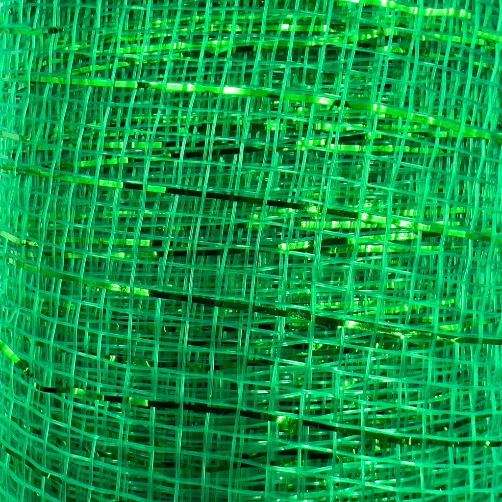 Malla Navidad verde 52x915cm
