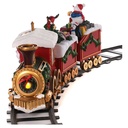 Tren navidad con rieles
