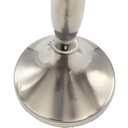 Porta vela plateado 15,5cm