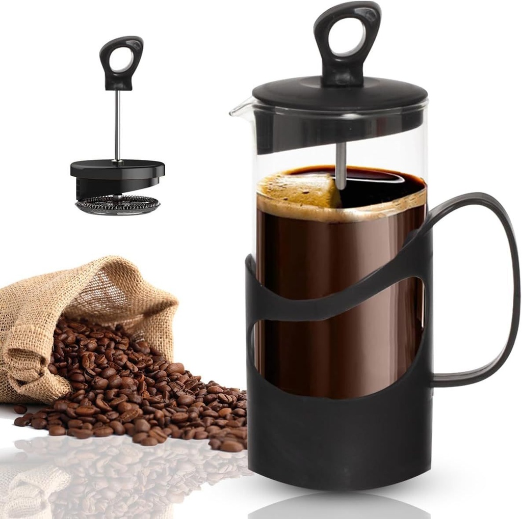 Cafetera francesa de vidrio 1lt