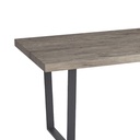 Mesa comedor 6 puestos Marcelo gris