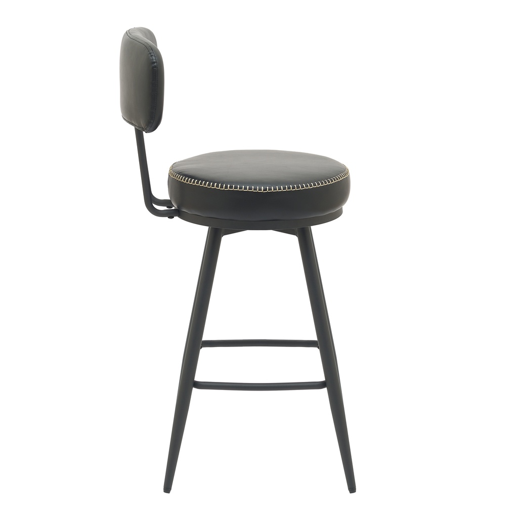 Silla Bar Soma giratoria negro