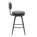 Silla Bar Soma giratoria negro