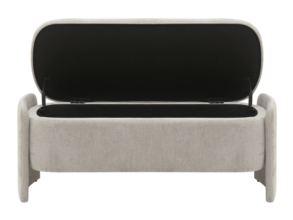 Banqueta con almacenaje Orsay gris
