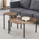 Mesa centro Tibaji set de 2