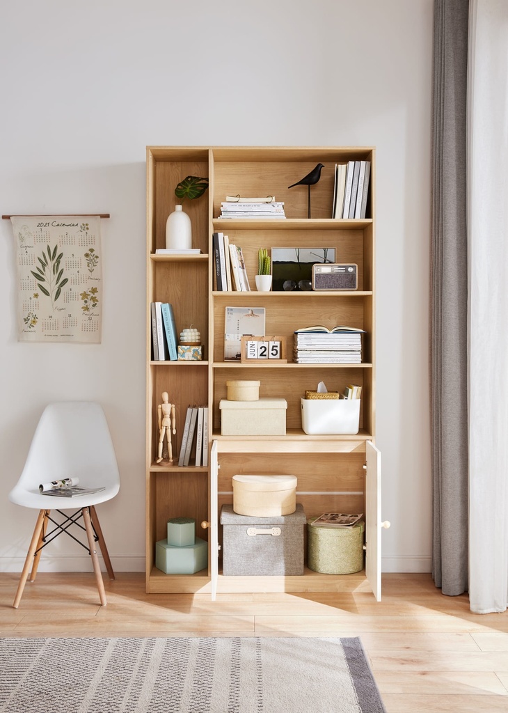 Librero multifuncional Dover 2 puertas