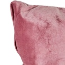 Cojín velvet palo rosa 45x45cm