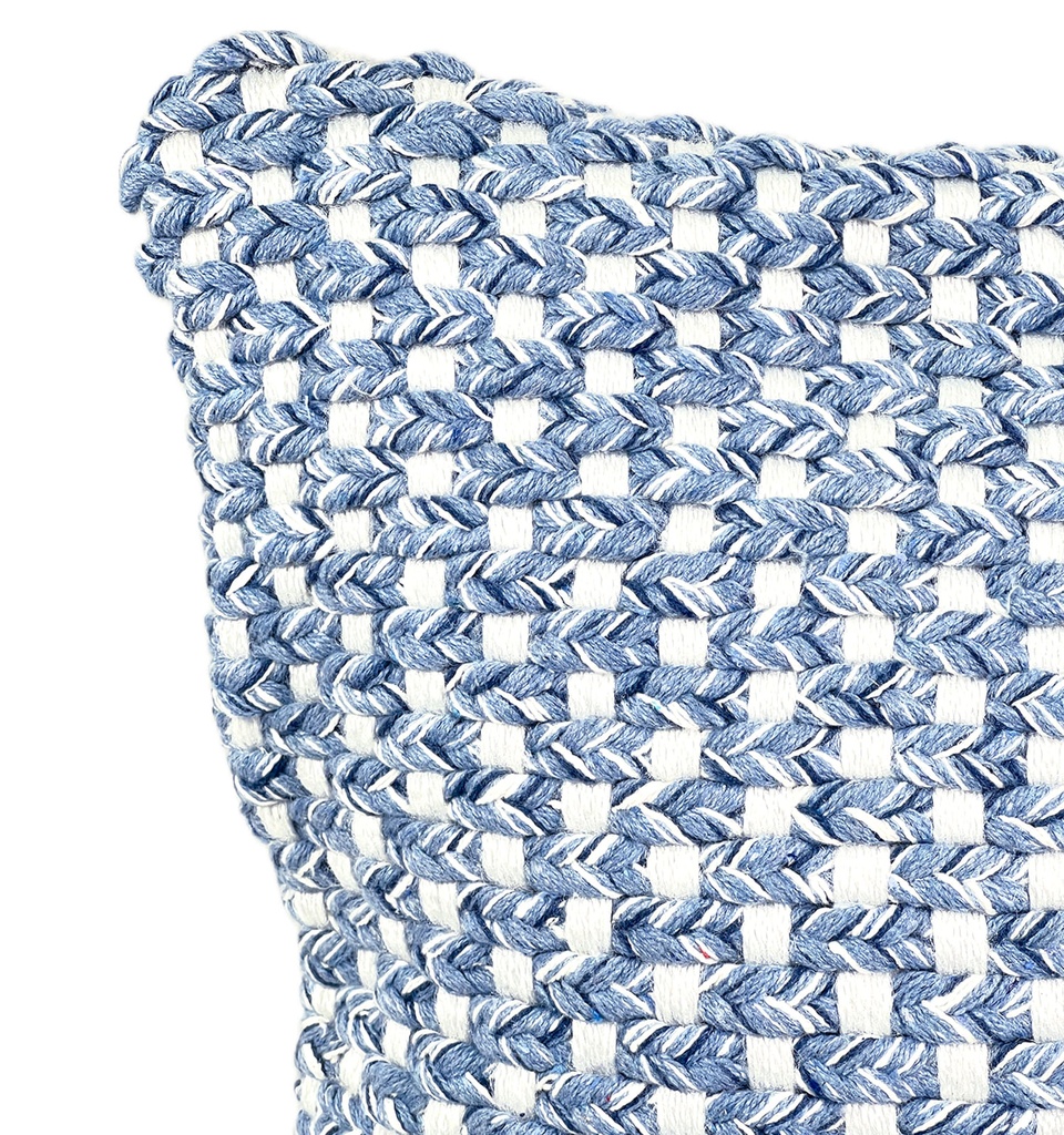 Cojín Pet tejido azul 45x45cm