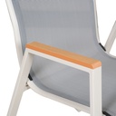 Juego comedor terraza 6 sillas Erie champagne