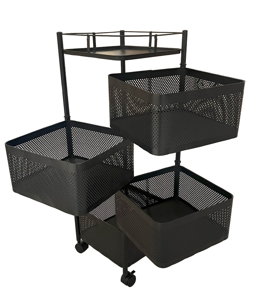 Carro organizador 4 canastos