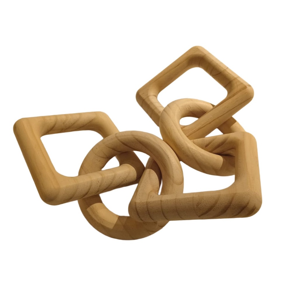 Cadena madera cuadrada 12x49 Natural