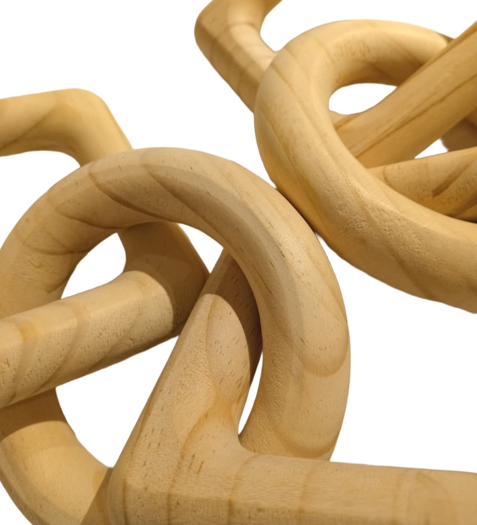 Cadena madera cuadrada 12x49 Natural