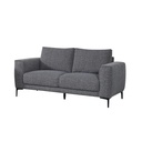 Sofá 3 cuerpos Smile gris oscuro