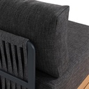 Set seccional terraza Lafite 4pzas