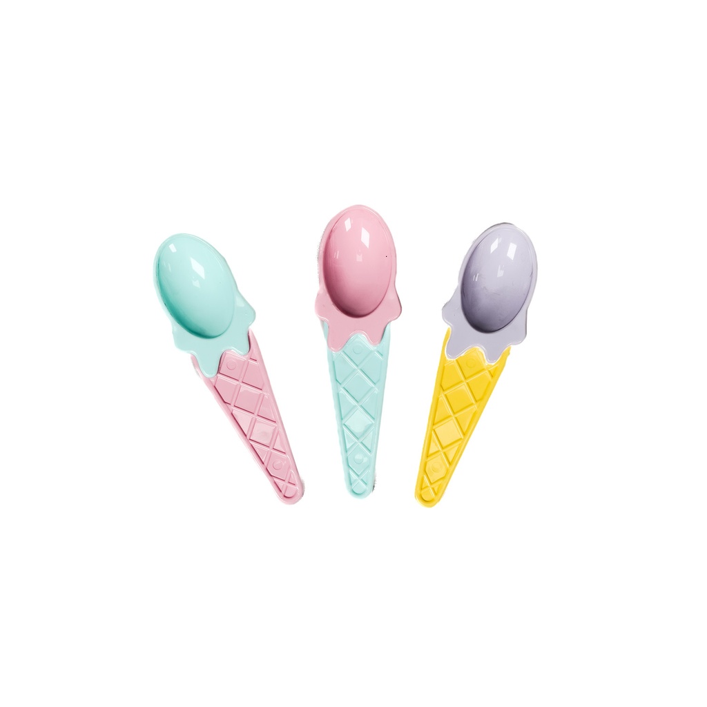 Set 3 bowls con cuchara para helado