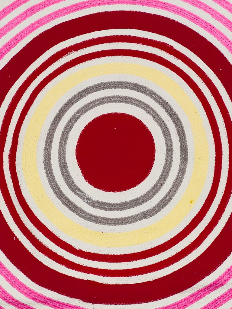 Alfombra kids franjas circular 120cm