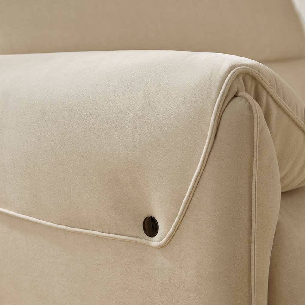 Sofá 3 cuerpos Alina blanco