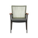 Silla comedor terraza Concord verde