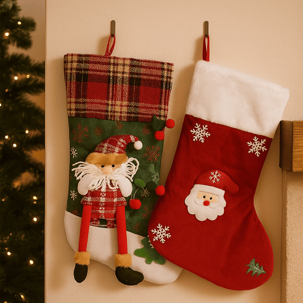 Bota navidad pascuero 34x21cm