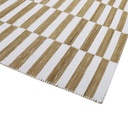 Alfombra 150x210cm Rila blanco/beige