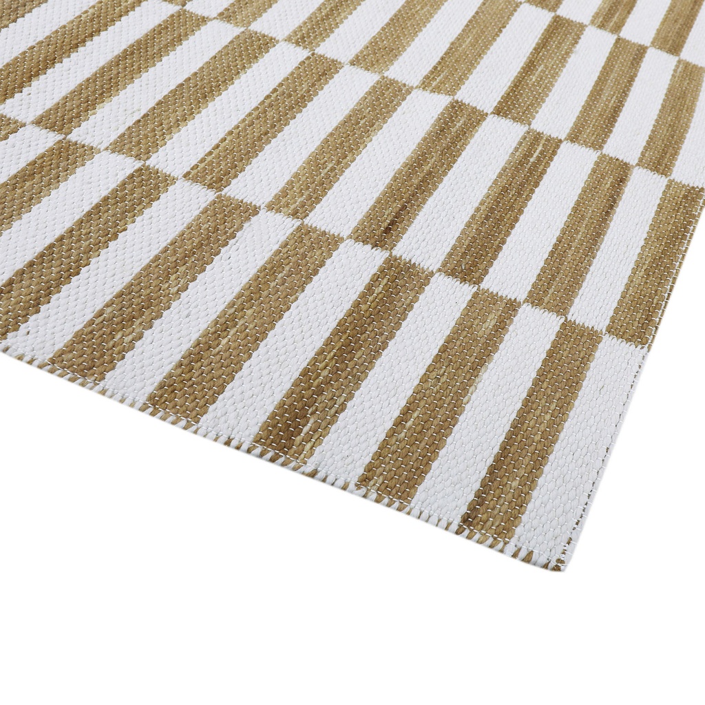 Alfombra 180x270cm Rila blanco/beige