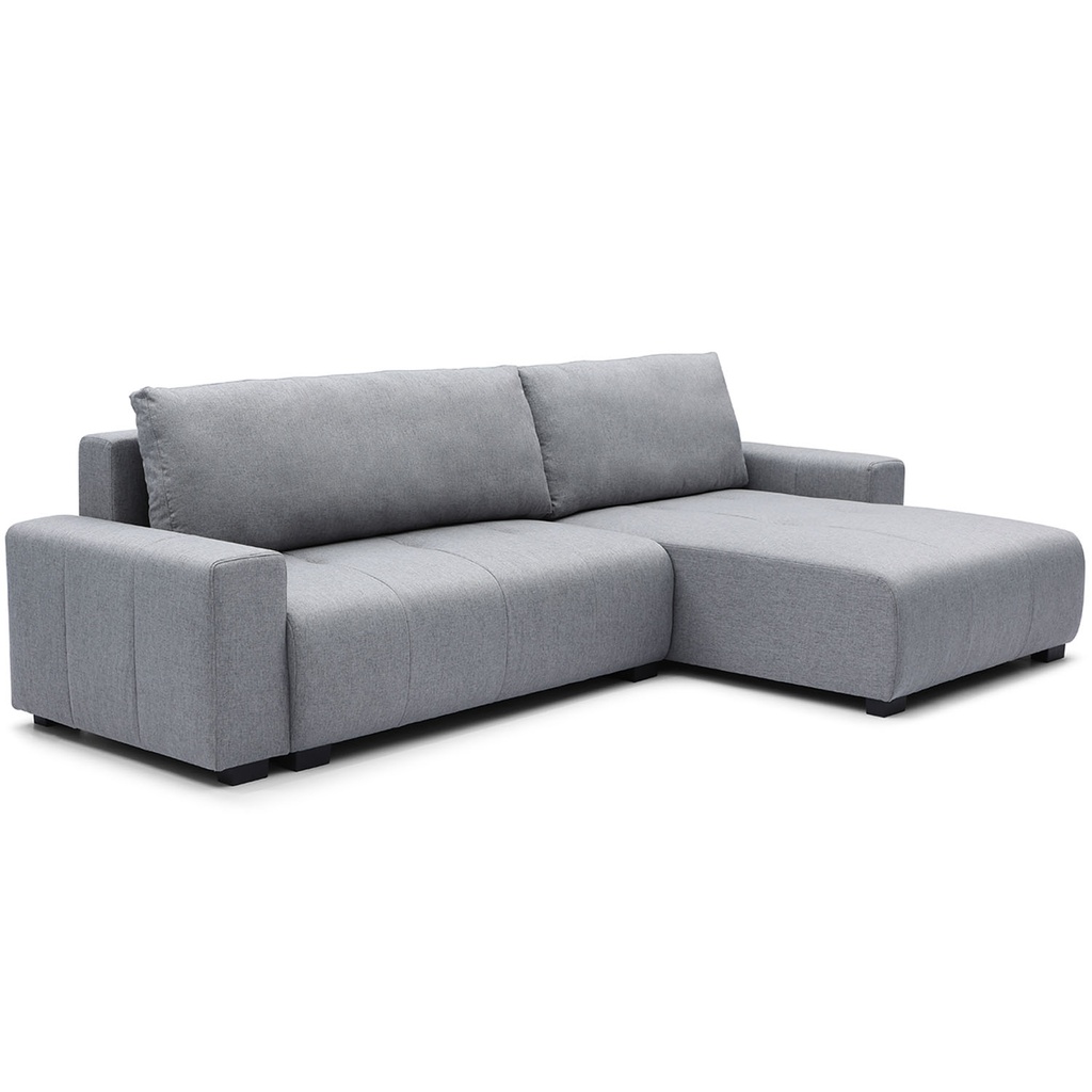 Sofa cama reversible seccional Essen gris claro