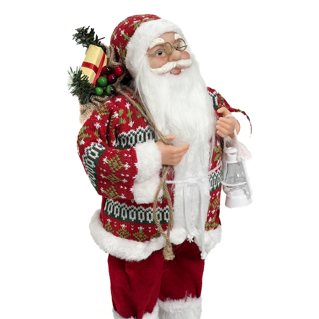 Viejo pascuero 45cm rojo