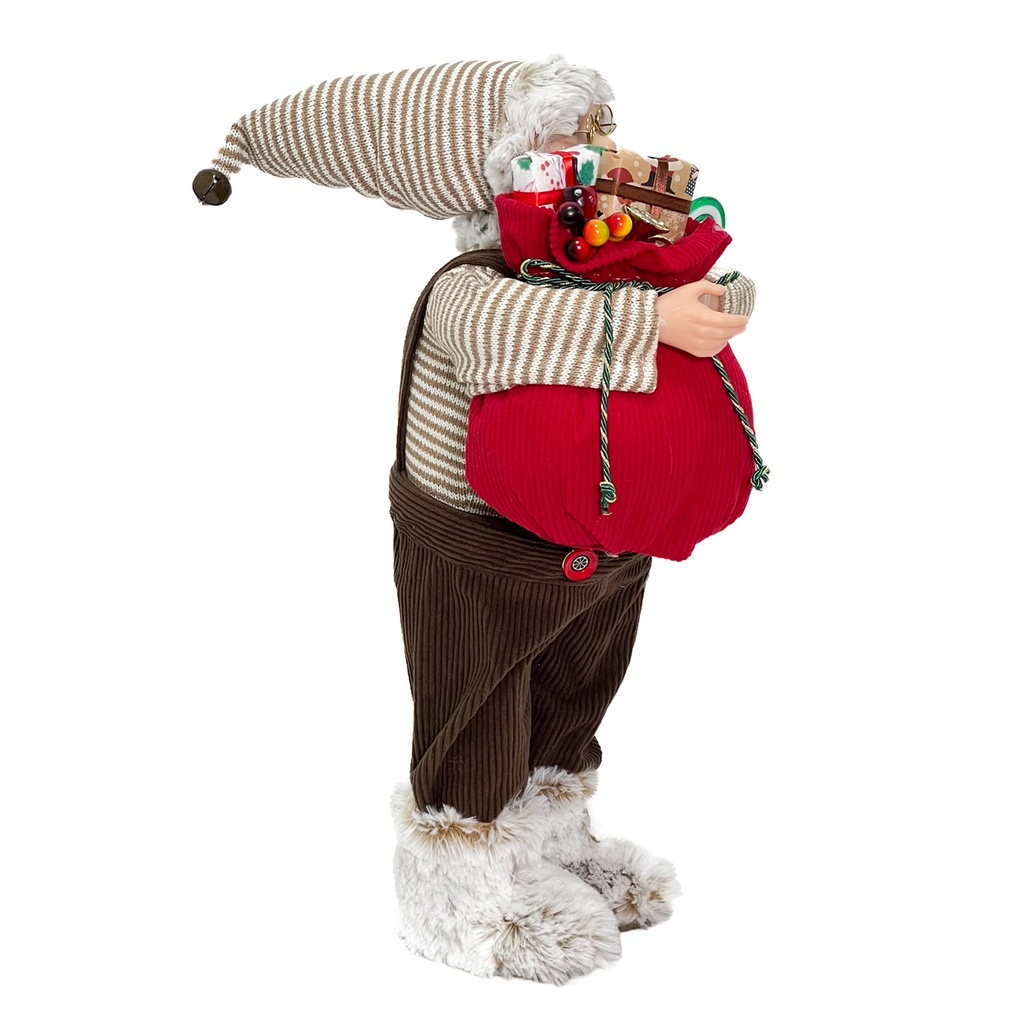 Viejo pascuero 30cm bolsa