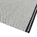 Alfombra 150x210cm Kanigo marfil/negro