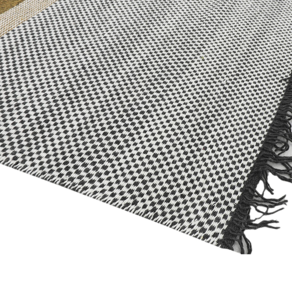 Alfombra 120x180cm Ogato ocre/antracita