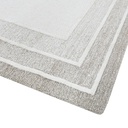 Alfombra 150x210cm JH Recuadro marfil/beige