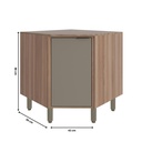 Base Cocina Esquina Louise 1 Puerta 80cm