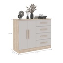 Cómoda Bariloche Ceniza