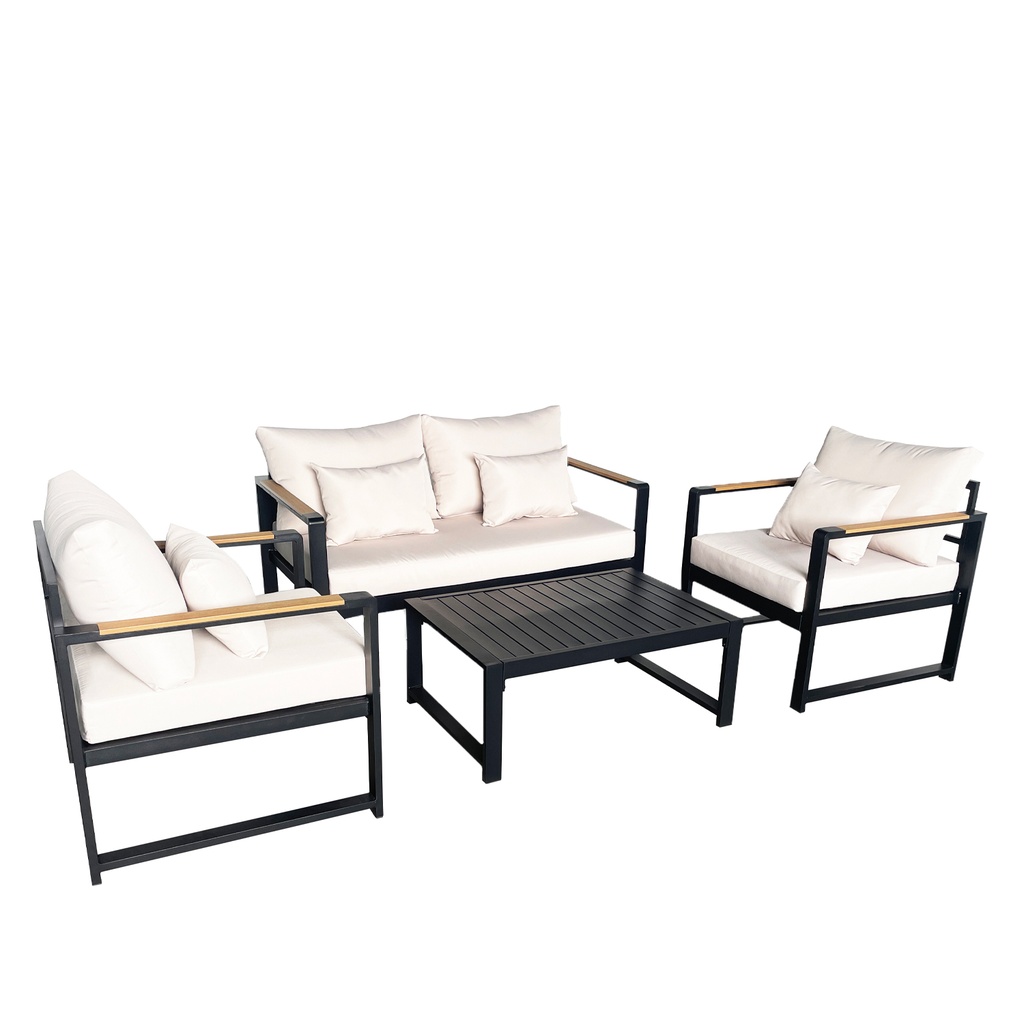 Juego living terraza Mykonos 2-1-1