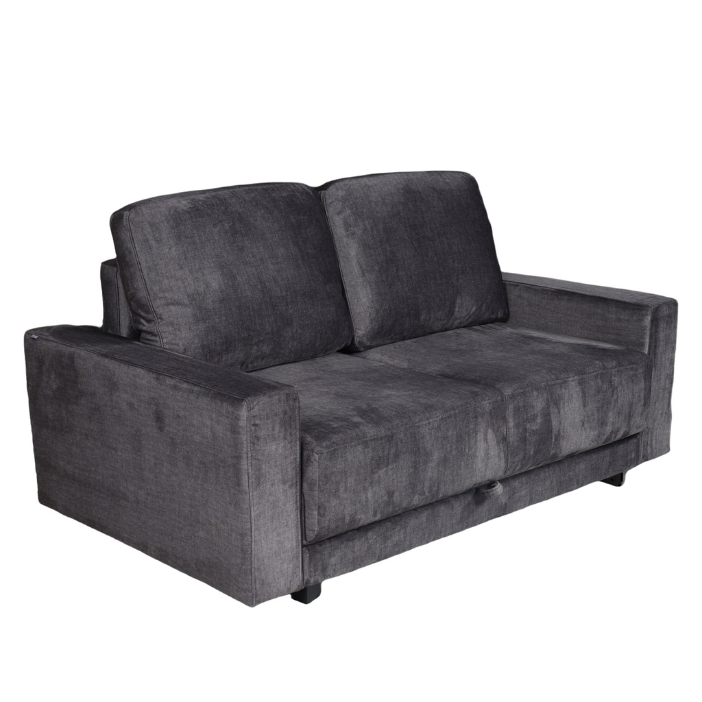 Sofá cama Bharu gris oscuro