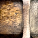 Plato triple madera oscuro 29,5x10x3,5cm  