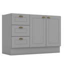 [230019116] Base cocina Americana gris 120cm