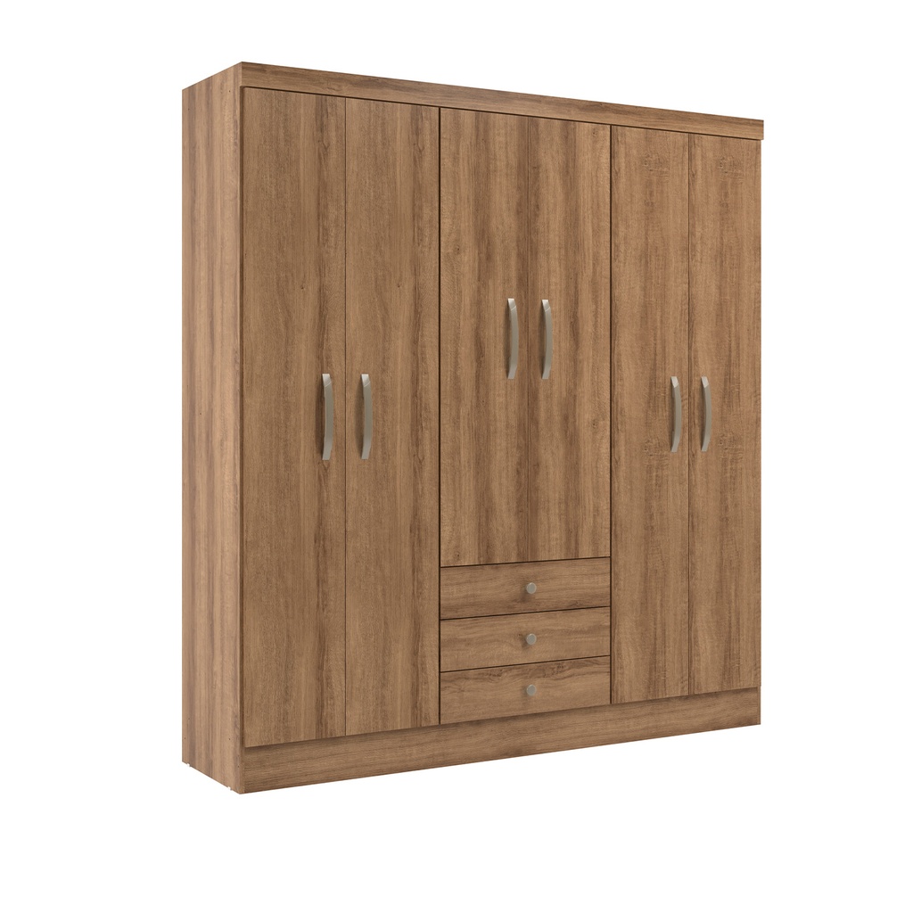 Closet 6 puertas Madrid Amendoa