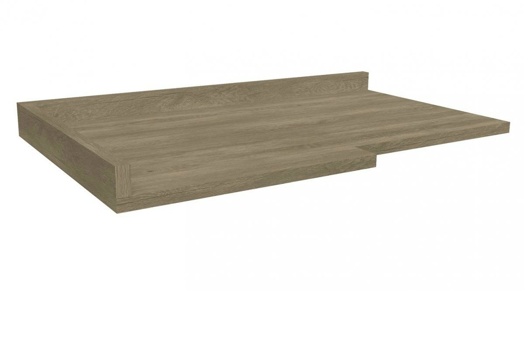 Cubierta de cocina esquina Nogueira 98cm