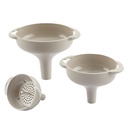 Set 3 embudos con colador