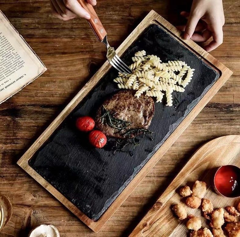 Tabla piedra madera 38x19cm